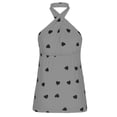 thumbnail image 5 of Women's Casual Crisscross Sleeveless Tank Top Printed Summer Loose Cami Shirts Sexy Beach Blouses Camisole, 5 of 7