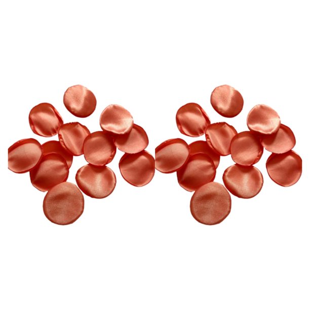 Flor artificial ecológica Cateissary 200 piezas B11 rojo anaranjado