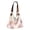Pink, variant on CSStudio Vintage Floral Lace Patchwork Shoulder Tote Soft Polyester Large Capacity Hobo Bag For Daily Travel Shopping