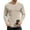 Light Khaki, variant on COOFANDY Long Sleeve Shirts for Men Thermal Underwear Slimming Crewneck Sweater Base Layers Knitted Pullover Fall Outfits