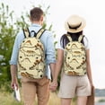 thumbnail image 6 of Daiia Cartoon Dinosaurs Vintage Canvas Backpack for Men and Women ,Hiking Backpack,Travel Laptop Bag for School,Large Capacity Backpack, 6 of 8