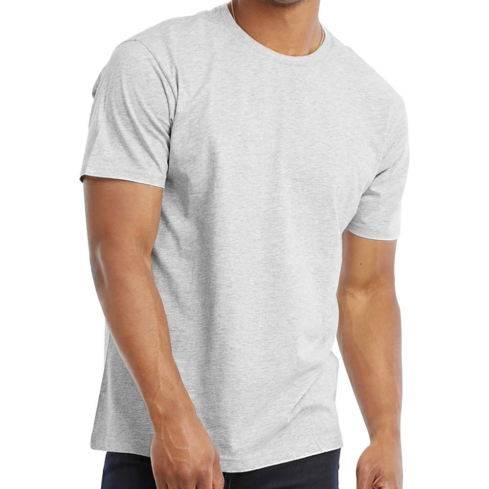 DailyWear Mens Short Sleeve Crew Neck Cotton T-Shirt 3 Pack - Walmart.com