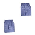 thumbnail image 3 of Qarigey Ropa interior para hombre, bóxer tejido, pantalones cortos para hombre, cómodo, al tacto, ropa para el hogar, ropa de dormir lavable, Color de la flor XXL 2Conjunto, 3 of 6