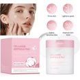 thumbnail image 2 of Collagen Ampoule Toner Pad, Cotton Facial Toner Pads Collagen & Ceramid,Gentle Exfoliation for Smooth,Clear Skin,Makeup Skin Prep,Moisturising,Radiance Boosting Pads for Clear,Beauty Skin,80 Pads, 2 of 7