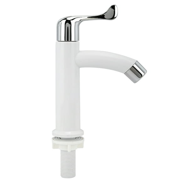Household Bathroom Faucet, Simple Basin Faucet Washbasin Faucet G1/2" for Garage Wash Basin,Lavatory Room Tub,Utility Sink,Camping Sink