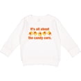 thumbnail image 2 of Inktastic All About the Candy Corn Toddler Sweatshirt, 2 of 4