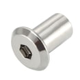 thumbnail image 5 of Unique Bargains M6x12mm Rivet Hex Socket Head Insert Nut Screw Post Nickel Plated 20pcs, 5 of 5