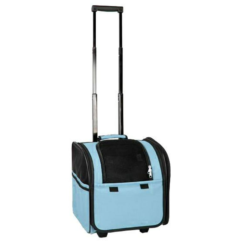 Pet owners' choice for a long journey is pet carriers with wheels