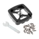 thumbnail image 3 of Cubierta de almohadilla de pedal de resistente cubierta de almohadilla de reposapiés antideslizante para FX soft tail motocicleta negr Yotijar Pedal de freno del cojín de cubierta, 3 of 10