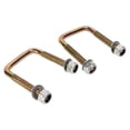 thumbnail image 3 of 2 pernos en U con resorte de hoja para carrito de golf con tuerca de tornillo de aleación de acero 72618 G01, repuesto para EZGO TXT Workhorse Gas Electric, 3 of 14