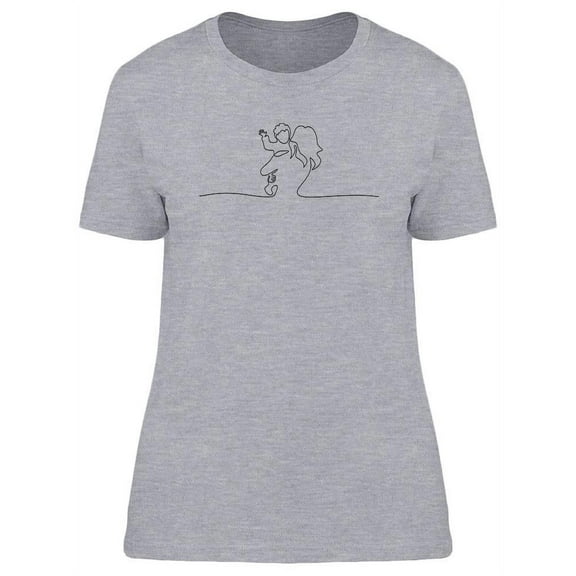 Happy Mother T-Shirt Women -Image by Shutterstock, Female Medium