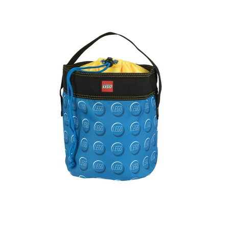 LEGO 9" Storage Drawstring Bag Cinch Bucket - Blue
