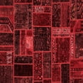 thumbnail image 1 of Ahgly Company Indoor Square Oriental Red Modern Area Rugs, 6' Square, 1 of 4
