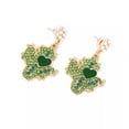 thumbnail image 4 of QQTDFG Saguaro Cactus Botany Dangle Earrings Green Crystal Pearl Love Heart Ear Stud -default, 4 of 6