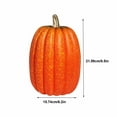 thumbnail image 3 of Pumpkins under $5! Yannianjz Large Pumpkins for Decorating - Foam Decorative Artificial Pumpkins for Fall Decor, Paintable, Perfect for Halloween, Thanksgiving Table Decor, 3 of 9