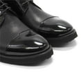 thumbnail image 5 of Elegante Men's Anthony Cap Toe Leather Oxford Shoes, Polla Nero Vernice,7 M US, 5 of 5