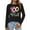 Z16-Black, variant on YUEHUA 100 Days of School Shirt for Women Teacher Graphic Long Sleeve Tshirt School Days Tee Tops