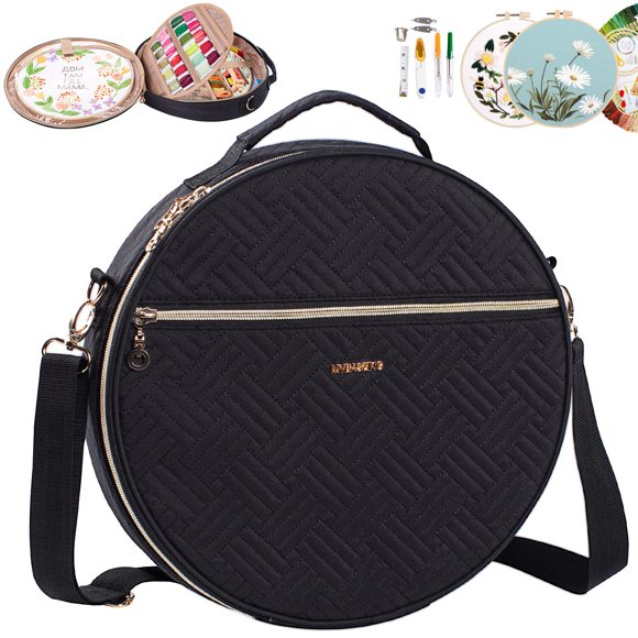 Bolsa de bordado MYBAGZING Bolsa de bordado redonda