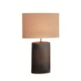 thumbnail image 1 of Lite Source LS-21024 Narvel Ceramic Table Lamp, Antique Bronze with Tan Fabric Shade, 1 of 1