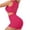 Red(New), variant on PNTUTB Women's Casual Sports Set,Breathable Comfortable Solid-Color Two-Piece Set with Front-Zip Sports Bra and High-Waisted High Elasticity Shorts