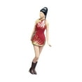 thumbnail image 2 of Figuras de Diorama 1/64, personaje realista de resina, dama en miniatura con Cheongsam para decoración de casa de muñecas, suministros de jardín Fariy rojo, 2 of 8