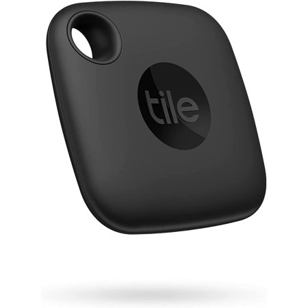 Tile Mate 1-Pack. Black. Bluetooth Tracker, Keys and Item Locator for Keys, Bags and More; Up to 250 ft. Range.