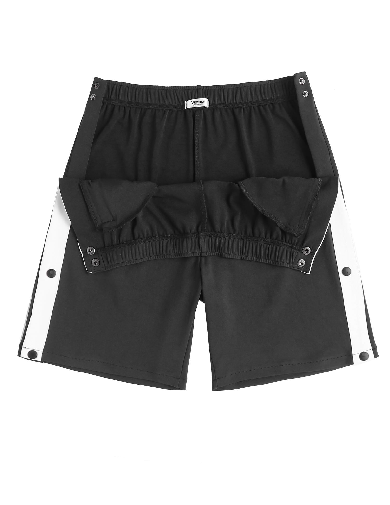 Wataxii Tear Away Shorts for Men Post Surgery Adaptive Clothing