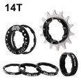 thumbnail image 3 of Dalazy Single Speed Flywheel Adapter Cassette Spacers Removeable Cog black 14T, 3 of 6