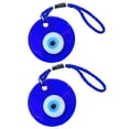 thumbnail image 2 of Two Blue Evil Eye Car Wall Hanging  Ornament for Protection Blessing Gift, 2 of 5