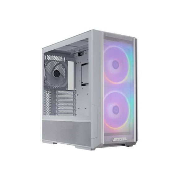 Lian Li Lancool 216R-W - Mid tower - extended ATX - windowed side panel (tempered glass) - no power supply (ATX) - white - USB/Audio