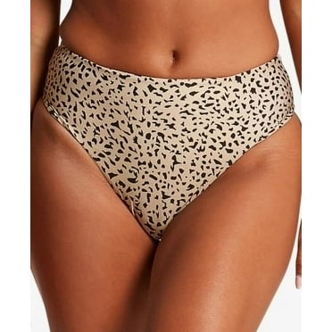 Volcom MULTI Juniors' Ur an Animal High-Waist Bikini Swim Bottoms, US X-Large