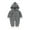 Gray, variant on POIUYTR Newborn Infant Baby Outfit Cotton Knit Hooded Sweater Romper Knitted Long Sleeve Jumpsuits Clothes Toddler Boy Girl