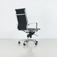 thumbnail image 5 of Modern Living Contract Grade Aluminum Base Adjustable Swivel Office Desk Chair, Black, 5 of 5