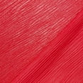 thumbnail image 3 of Shiny Striped Crinkle Crepe Satin Polyester 150 GSM 60/61 Inch Shiny Fabric By The Yard For Sewing Apparel, Accessories, Crafts, & More - Red, 10 Yards, 3 of 3