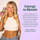 Bloom Nutrition Sparkling Energy Drink, Raspberry Lemon, 12 fl oz Cans ...