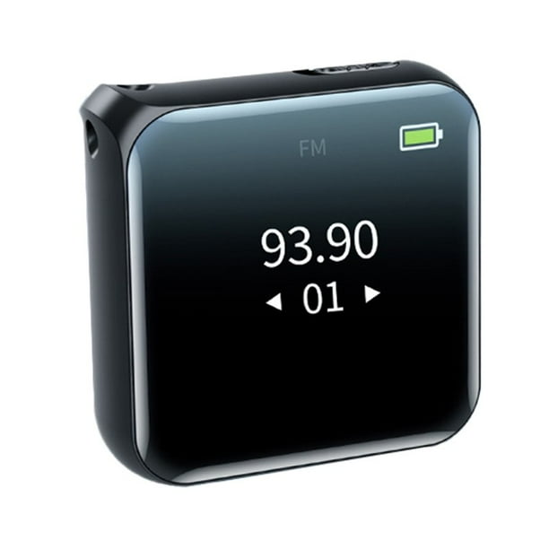 ¡Reproductor de MP3 inalámbrico con altavoz incorporado, radio FM y soporte de 128 GB!