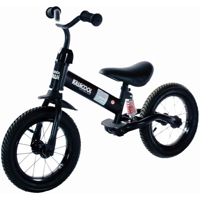 Bicicleta Entrenadora De Equilibrio Sin Pedales Negra iNFANCiA FELiZ Bicicleta De Equilibrio
