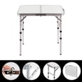 thumbnail image 5 of RedSwing Mesa plegable pequeña portátil de 2 pies, mesa plegable pequeña de altura ajustable, mesa de camping de aluminio ligero, 15.7 x 23.6 x 19 pulgadas, 5 of 5