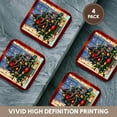 thumbnail image 6 of 3drose, Old Fashion Christmas Tree, Set of 4 Coasters - Soft, 6 of 7