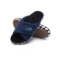thumbnail image 3 of Smile Zapatillas de casa ajustables con puntera abierta zapatos casuales para la casa diapositivas para mujer, 3 of 9