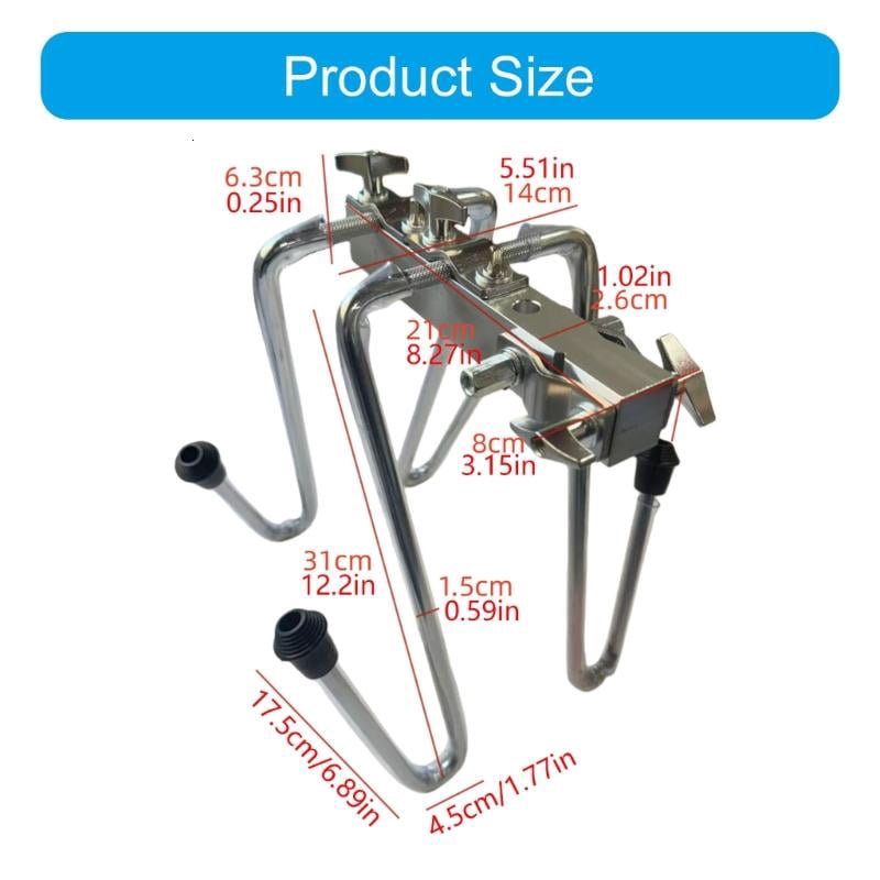 CEORPER Cymbals Universal Rod Clamp Stand Accessories Zinc Alloys Cymbals Clip