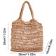 thumbnail image 3 of Bolsos Bolso bandolera para mujer Moda Vintage Sólido Retro Hueco Algodón Cuerda Bolso de playa Sywqhk Para Estrenar, 3 of 3