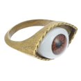 thumbnail image 1 of Alloy Ring Exaggerated Eye Designed Finger Ring Vintage Ring Punk Style Finger Jewelry, 1 of 2