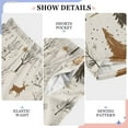 thumbnail image 6 of FORMRS Boys Pajama Pants with Pockets Size 9-10Y Kids Lounge Sleep Bottoms, Beige Christmas Forest, 6 of 8