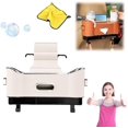 thumbnail image 1 of Caja de almacenamiento multifuncional XINYU Organizador de asiento trasero con 2 portavasos, 1 of 7