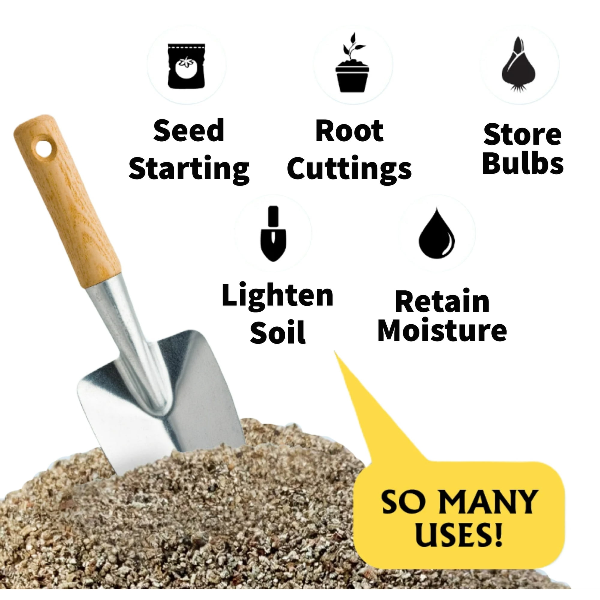 Plantation Professional Grade Vermiculite Fertilizers, with Efficient Soil Conditioning 2 Pack