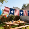 thumbnail image 5 of Americana Decor 250Th Anniversary Flag, Red Blue Star Pennant Banners, 4Th of July Outdoor Garden Party Decorations 1 Pc, 5 of 7