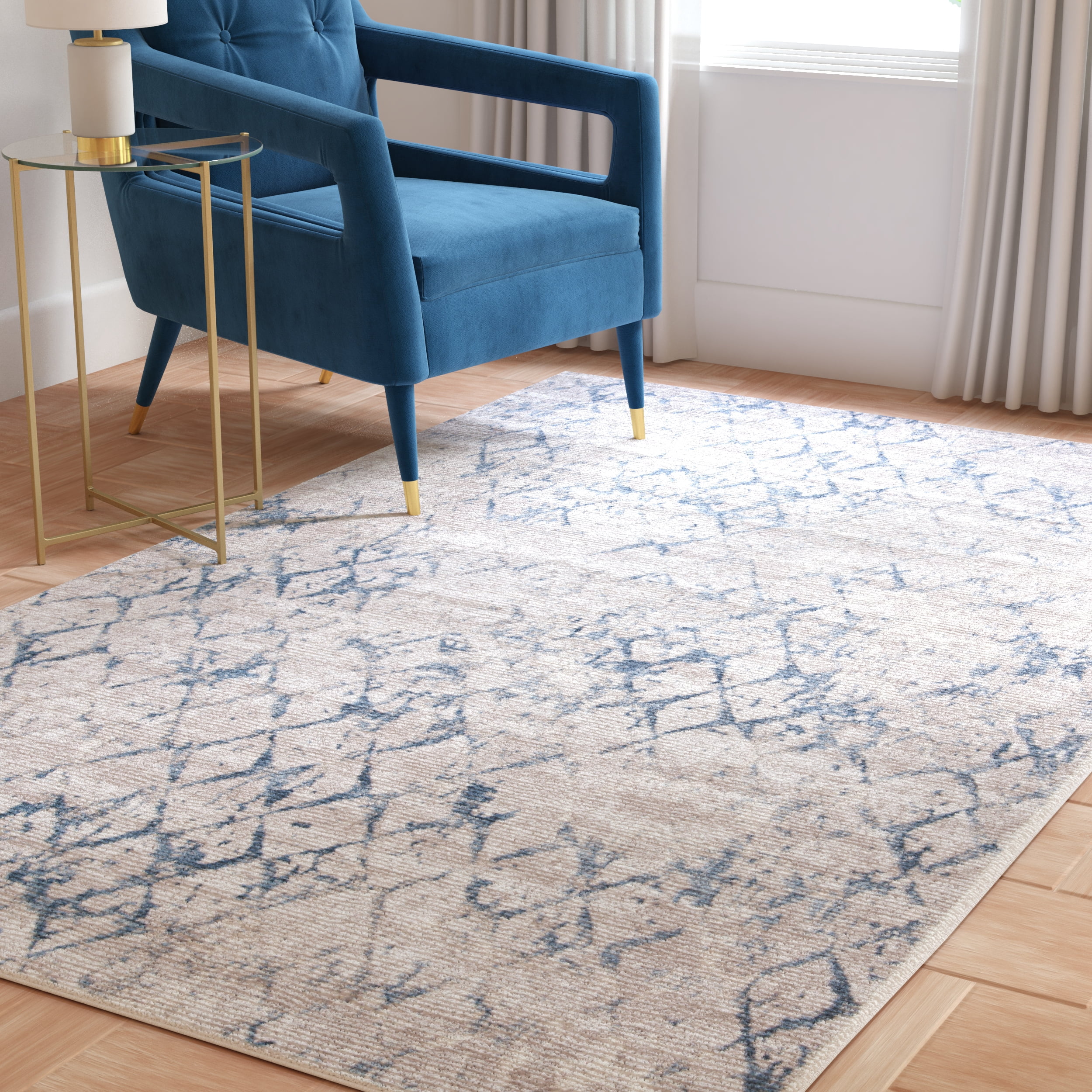 Safavieh Amelia Roslyn Abstract Area Rug, Light Gray/Blue, 6' x 8'