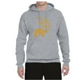 thumbnail image 2 of Cute Elephant Love Imagine Inspirational/Christian Unisex Graphic Hoodie Sweatshirt, Heather Grey, 2XL, 2 of 3