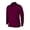Mulberry, variant on Monterey Club Men's Medium Weight Pique Solid Long Sleeve Golf Polo Shirt #1369